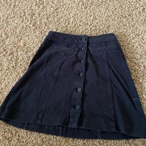 super cute and comfy jean skirt!